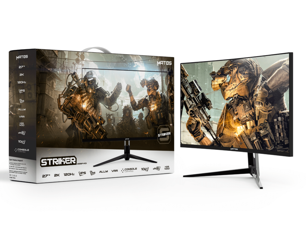 Écran Matos 27 Striker 2K IPS 120Hz - Performance & Clarté