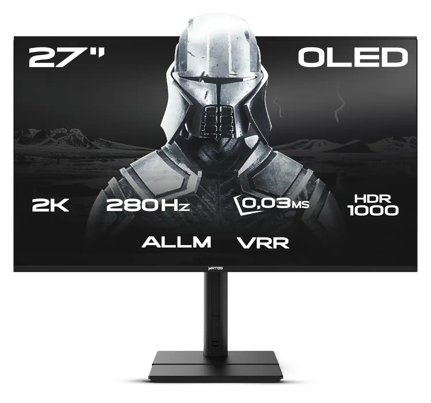 Moniteur Gaming Matos Storm OL03 QD-OLED 27" - 280Hz - 0.03ms
