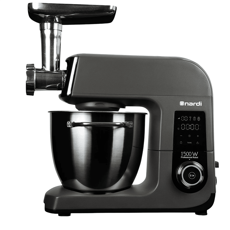 Pétrin Multifonction NARDI 6.7L 1500W avec Balance Intégrée Gris Foncé - NP-MP5GM