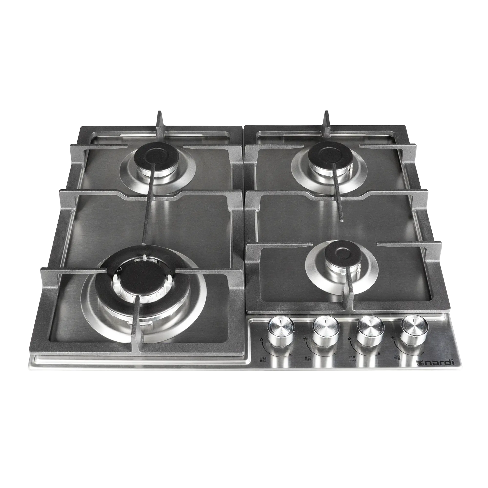 Plaque de Cuisson Encastrable Gaz Nardi 60 cm 4 Feux Inox (NTE64WGXH1)